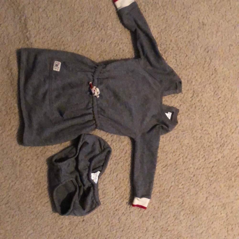 Ralph Lauren 18M NWOT grey sweater dress.